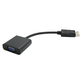 Преходник Roline 12.99.3135, DisplayPort(м) към VGA(ж), черен | JAR Computers Roline DisplayPort(м) към VGA(ж) 12.99.3135