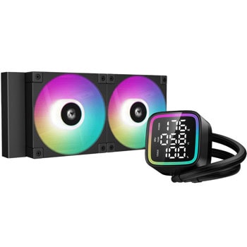 Водно охлаждане за процесор DeepCool LD240, съвместимост със сокети Intel LGA 1700/1200/1151/1150/1155 & AMD AM5/AM4 | JAR Computers DeepCool LD240 R-LD240-BKMSN-G-1