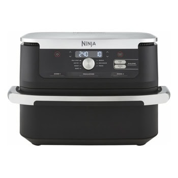 Фритюрник с горещ въздух Ninja FlexDrawer, 10.4 л. вместимост, 7 програми, двойна кошница, 2470W | JAR Computers Ninja FlexDrawer AF500EU