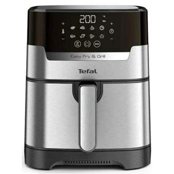 Фритюрник с горещ въздух Tefal Easy fry & Grill EY505D15, 4.2 л. вместимост, функция размразяване, 1400W | JAR Computers tefal easy fry & grill ey505d15