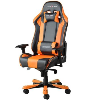 Геймърски стол DXRacer King OH/KF06/NO, черен/оранжев | JAR Computers DXRacer King OH/KF06/NO