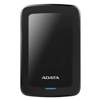 Твърд диск 2TB, A-DATA HV300, черен, външен, 2.5" (6.35cm), USB 3.1 | JAR Computers Adata HV300 2TB AHV300-2TU31-CBK