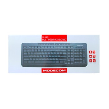 Клавиатура Modecom MC-5005, черна, USB | JAR Computers Клавиатура Modecom MC-5005