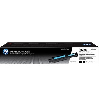 Тонер касета за HP Neverstop Laser 1000/1200, Black/Черен, HP 103AD, оригинален, 2x2500 брой копия image