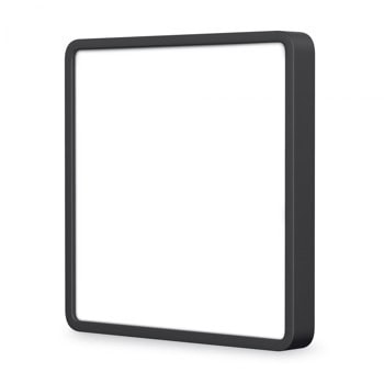 LED панел Videx VLE-DLSS-244B, квадратен, 24W, 240V, 1830lm, 4000K, черна рамка, защита (IP20), черно-бял | JAR Computers Videx VLE-DLSS-244B