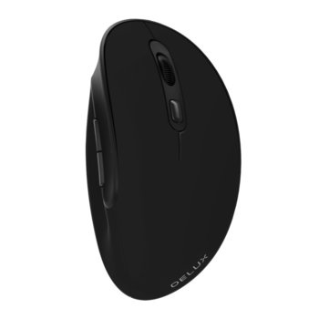 Мишка Delux M618SE, оптична(1600dpi), безжична, USB, черна image