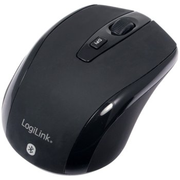Мишка LogiLink ID0078, оптична, безжична, 1600 dpi, Bluetooth, черна | JAR Computers LogiLink Optical Bluetooth600 dpi ID0078