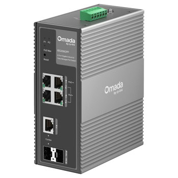 Суич TP-Link Omada IES206GPP, 1000 Mbps, 6 порта, 4x 10/100/1000Mbps RJ-45 (1x PoE++, 3x PoE+), 1x 10/100/1000 RJ-45/SFP, 1x SFP | JAR Computers TP-Link Omada IES206GPP