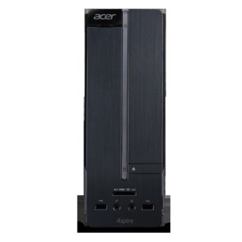 Настолен компютър Acer Aspire AXC-603, четириядрен Intel Pentium J2900 (2.41GHz, 2MB), 4GB RAM, 1000GB HDD, Intel HD Graphics/, Card READER, Gigabit LAN, PSU 220W, Windows 8.1 with Bing, 2г. | JAR Computers Acer Aspire AXC-603 Intel Pentium J2900