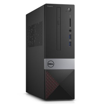 Настолен компютър Dell Vostro 3250 (N317VD3250SFFEMEA01_UBU), четириядрен Skylake Intel Core i7-6700 3.40/4.00 GHz, 8GB RAM, 1TB HDD, 2x USB 3.0, клавиатура и мишка, Linux | JAR Computers Dell Vostro 3250 SFF N317VD3250SFFEMEA01_UBU