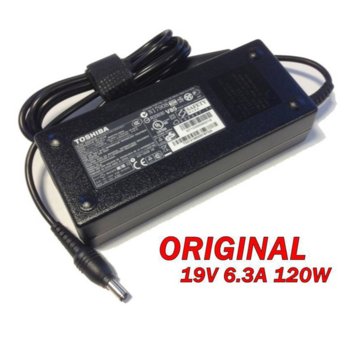 Захранване (оригинално)(ремаркетиран) за лаптопи Toshiba, 19V/6.3A/120W, жак (5.5 x 2.5) | JAR Computers Toshiba 19V/6.3A/120W, жак (5.5 x 2.5) SZ101377