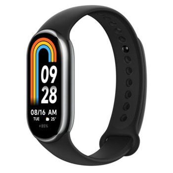 Смарт гривна Xiaomi Smart Band 8 (Разопакован продукт), 1.62" (4.11cm) AMOLED дисплей, 5ATM, 150 спортни режима, следене на съня, пулсомер, Bluetooth, до 16 дни време на работа, черна | JAR Computers Xiaomi Smart Band 8 Graphite Black разопакован