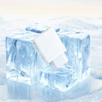 joyroom super slim dual port 20w бял