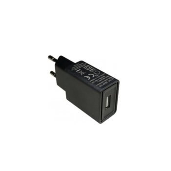 USB захранващ адаптер 220V-5V 1A Black