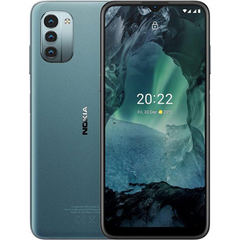 Смартфон Nokia G11 TA-1401 (син)(719901184111), 6.5" (16.51 cm), осемядрен Unisoc T606, 3GB RAM, 32GB Flash памет (+microSD слот), 13.0 + 2.0 + 2.0 § 8.0MP камери, Android, 190 g. | JAR Computers Nokia G11 3/32GB Ice 719901184121