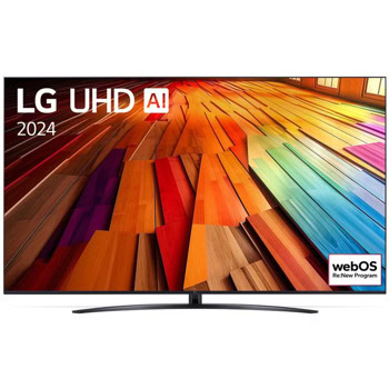 Телевизор LG UT81 86UT81003LA, 86" (218.44cm) 4K/UHD Smart TV, HDR10, 4K AI Upscale, DVB-T2/C/S2, LAN, Wi-Fi, Bluetooth, 3x HDMI, 2x USB | JAR Computers LG UT81 UHD AI 86UT81003LA