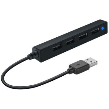 USB Хъб Speedlink 4-Port USB 2.0 SL-140000-BK