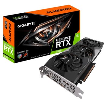 Видео карта Nvidia GeForce RTX 2070, 8GB, Gigabyte RTX 2070 Gaming OC, PCI-E 3.0, GDDR6, 256-bit, 1x DisplayPort, 1x HDMI, 1x USB-C | JAR Computers GIGABYTE RTX 2070 Gaming 8GB GDDR6
