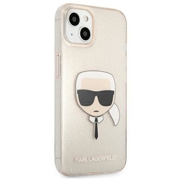 Karl Lagerfeld Glitter Karl Head Silicone Case