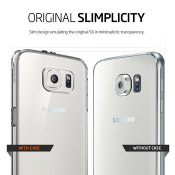 Spigen Ultra Hybrid Case for Galaxy S6 gunmetal