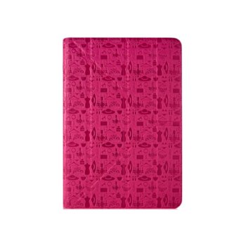 Калъф /тип бележник/ за 7" таблети, Life is, до 7" (17.78 cm), полиуретанов материал, розов | JAR Computers Canyon Life is CNS-C24UT7P