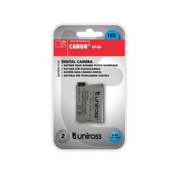 Батерия Cameron Sino за апарат CANON LPE8 LiIon 7.4V, 1120mAh | JAR Computers Cameron Sino CANON LPE8 LiIon 7.4V 1120mAh
