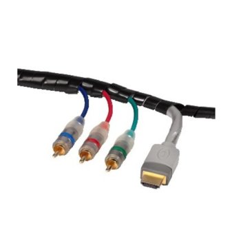 Шлаух спирала Easy Cover, 2.5 m x 7.5 mm, черна | JAR Computers Шлаух спирала черна Easy Cover 2 m x 7.5 mm