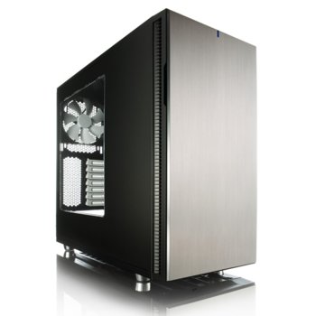 Кутия Fractal Design Define R5 Titanium Window, ATX/Micro-ATX/Mini-ITX, 2x USB 3.0, прозорец, без захранване | JAR Computers Fractal Design Define R5 Titanium Window