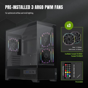 Gamemax Vista 2 MB Black GM-VISTA-2-MB