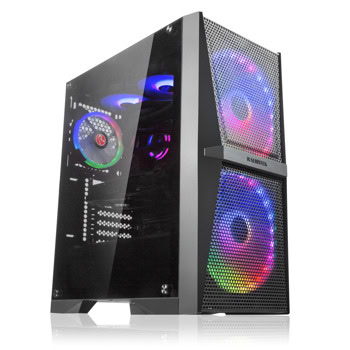 Кутия Raijintek SILENOS MS PRO, ATX/mATX/Mini-ITX, 1x USB 3.1 Type-C, 2x 200mm ARGB вентилатора, с прозорец, черна, без захранване | JAR Computers Кутия Raijintek SILENOS MS PRO