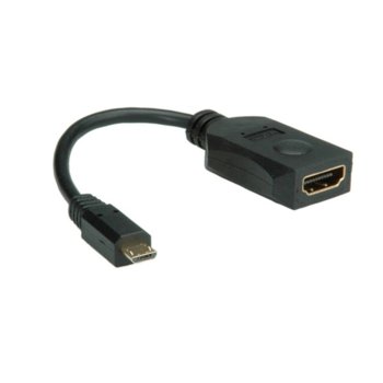 Roline USB Micro B(м) към HDMI(ж) 11.99.8802