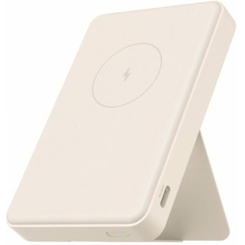 Bъншна батерия /power bank/ Xiaomi Magnetic Power Bank (BHR9074GL), 6 000mAh, бежова, 2x USB-C | JAR Computers Xiaomi Magnetic Power Bank 6000mAh BHR9074GL