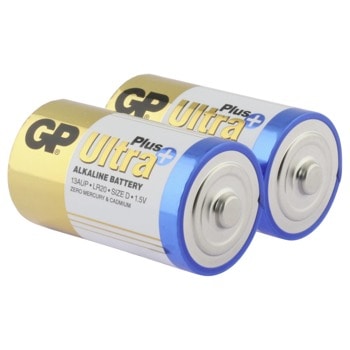 Батерия алкална GP ULTRA PLUS LR20 4500 mAh 2бр.