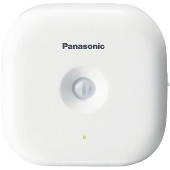 Датчик за движение Panasonic KX-HNS102FXW, със система "умен дом" за контрол в дома, външен/вътрешен обхват 300/50м, разстояние за засичане 5м, настройка за чувствителност, бял | JAR Computers Сензор Panasonic KX-HNS102FXW за движение