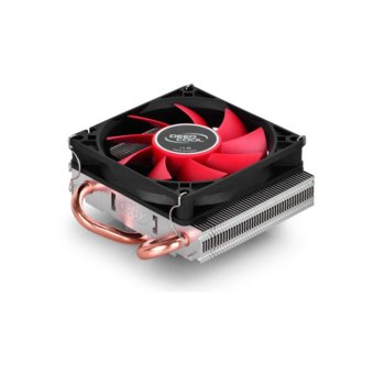 Охлаждане за процесор DeepCool HTPC-200, LGA1156, LGA1155, LGA1150, LGA775 (до 95W), FM2+, FM2, FM1, AM3+, AM3, AM2+, AM2 (до 100W) | JAR Computers DeepCool HTPC-200