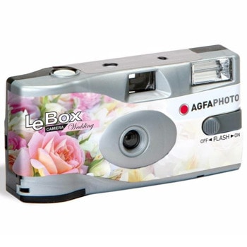 Фотоапарат AGFAPHOTO LeBox 400 27 Wedding color film, 27 кадъра, бял image