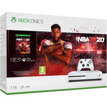 Xbox One S 1TB + NBA 2K20 + AC Odyssey