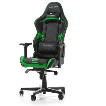 Геймърски стол DXRacer Racing V2 OH/RV131/NE, черен/зелен | JAR Computers DXRacer RACING V2 OH/RV131/NE