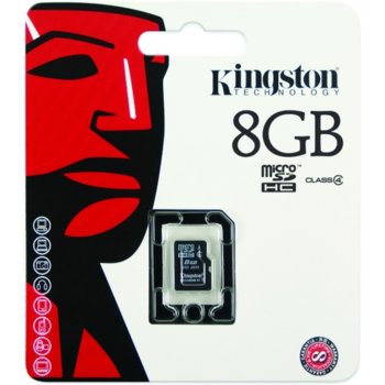 KINGSTON SDC4/8GBSP 8GB microSDHC