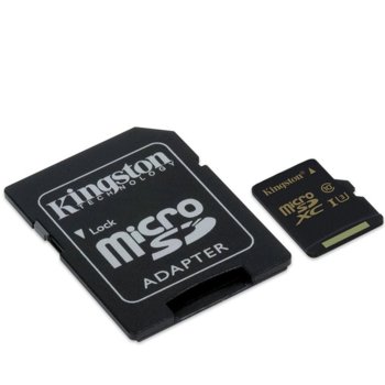 Kingston Gold microSD UHS-I Speed Class 3 SDCG/16G