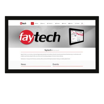Индустриален монитор FAYTECH FT43TMHDKOBHB, 42.5"(108.0 cm), Full HD LED, VGA, HDMI, DVI-D, RS232 | JAR Computers FAYTECH 1010500402 FT43TMHDKOBHB