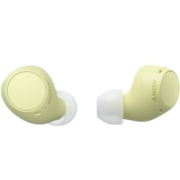 Слушалки Sony WF-C510, безжични, Bluetooth, микрофон, 6mm мембрани, IPX4 водоустойчивост, Multipoint Connection, до 8 часа време на работа, жълти | JAR Computers Sony WF-C510 Yellow WFC510Y.CE7