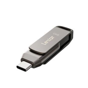 USB Памет 64GB Lexar JumpDrive Dual Drive D400
