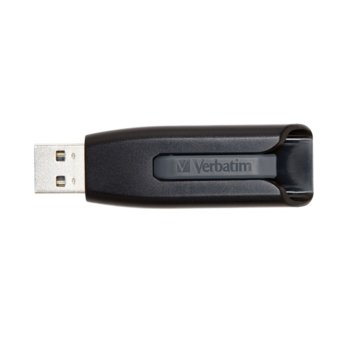 Памет 64GB USB Flash Drive, Verbatim Store'n'Go V3, USB 3.0, черна | JAR Computers Verbatim 64GB USB 3.0 Store n Go V3