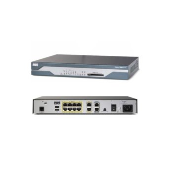 Cisco 1802/K9, 54Mbps Wireless Router, ADSL/ISDN, with Firewall/IDS and IPSEC 3DES, 8Port 10/100Mbps Switch | JAR Computers Cisco 1802/K9 54Mbps Wireless Router ADSL/ISDN