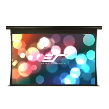 Екран Elite Screens Saker Tension SKT120UHW-E20, за стена, Black, 2657 x 1496 мм, 120" (304.8 cm), 16:9 | JAR Computers Elite Screens SKT120UHW-E20