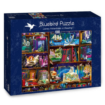 Пъзел Bluebird Puzzle Приключенията на четящия човек, 1000 части | JAR Computers Bluebird Puzzle Приключенията на четящия човек