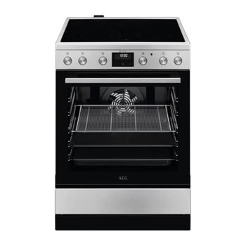 Готварска печка AEG CCB6446CBM, клас A, 73л. обем, 4 нагревателни зони, функция AirFry, инокс | JAR Computers AEG CCB6446CBM