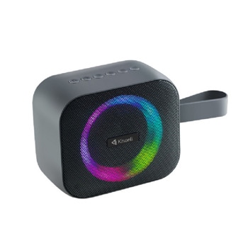 Тонколона Kisonli S12, 1.0, 8W RMS, Bluetooth, слот за microSD карта, USB, черна, RGB подсветка, време на работа до 5 часа | JAR Computers Тонколона Kisonli S12