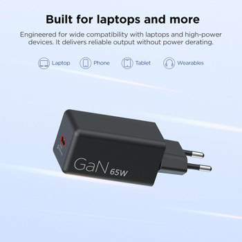 lenovo 65w mini usb-c gan charger 40aw65wbeu